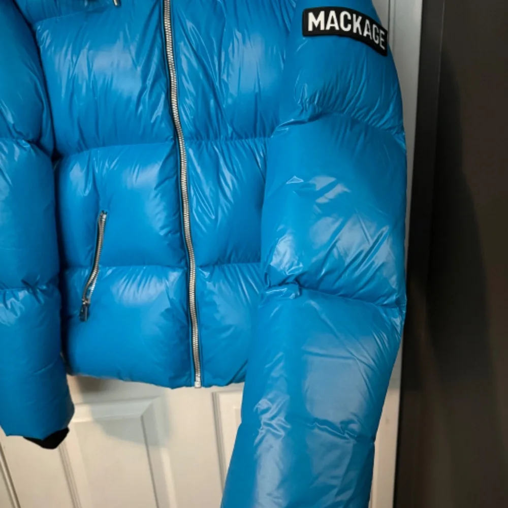 Mackage Kent Lustrous Light Down Jacket with hood. Authentic Mens size 38 - Picture 3 of 5